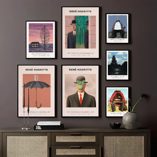 Scandinavian Minimalist Art Poster – Self-Adhesive