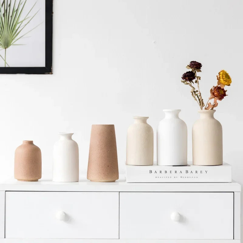 Simple Ceramic Vase – Nordic Style Dining & Living Room Décor for Weddings