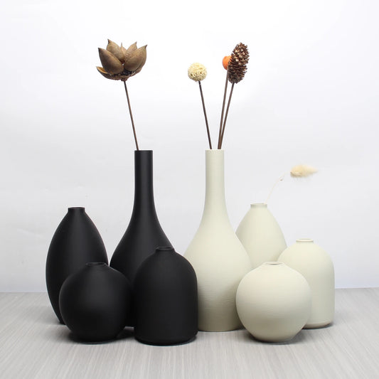 4-Piece Minimalist Art Vase Set – Perfect for Country & Modern Farmhouse Décor