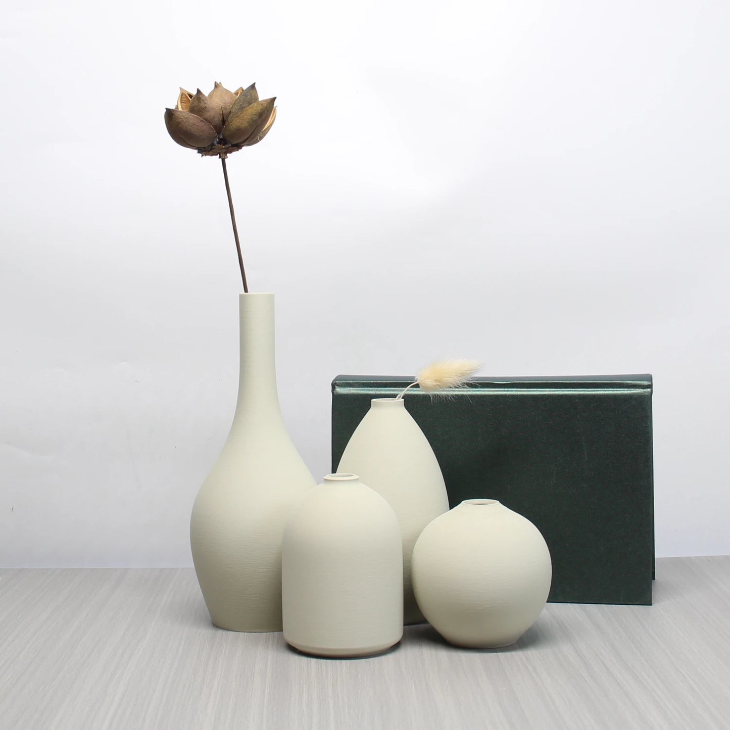 4-Piece Minimalist Art Vase Set – Perfect for Country & Modern Farmhouse Décor