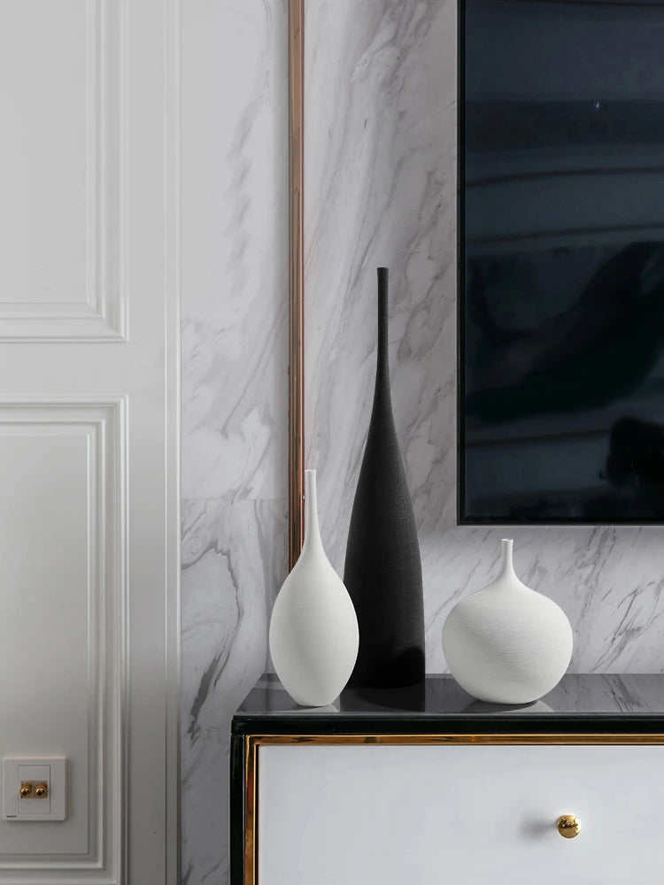 Chinese Handmade Ceramic Art Vase – Modern Luxury Nordic Décor for Home & Office