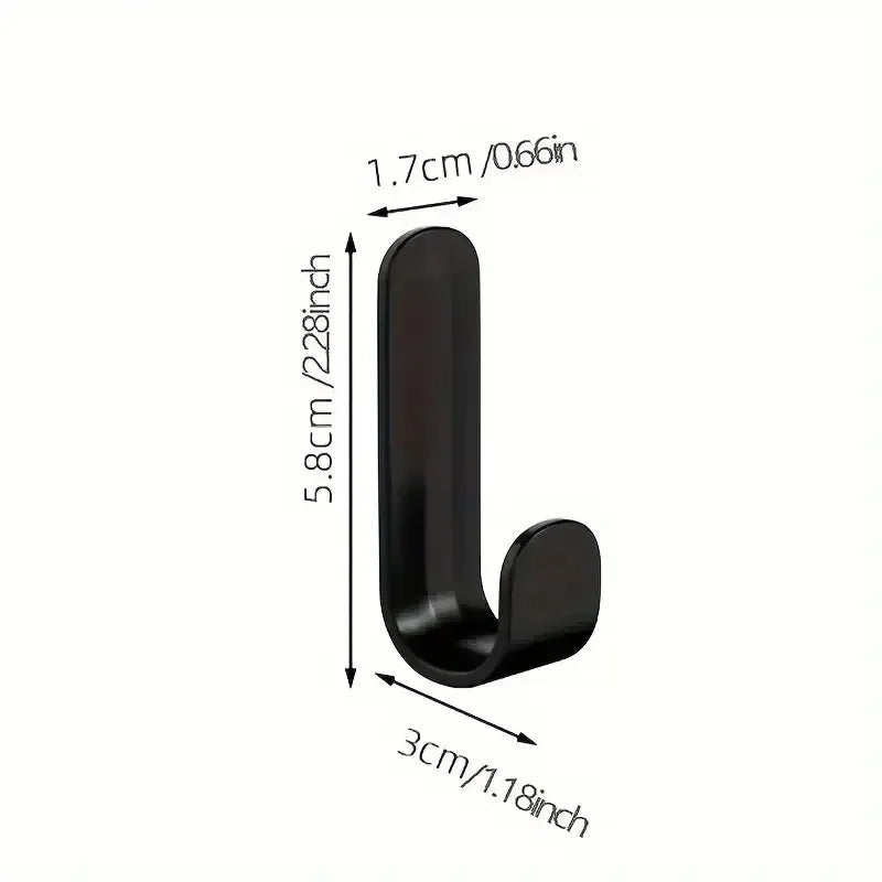 Strong Grip J-Hooks (6 Pcs)