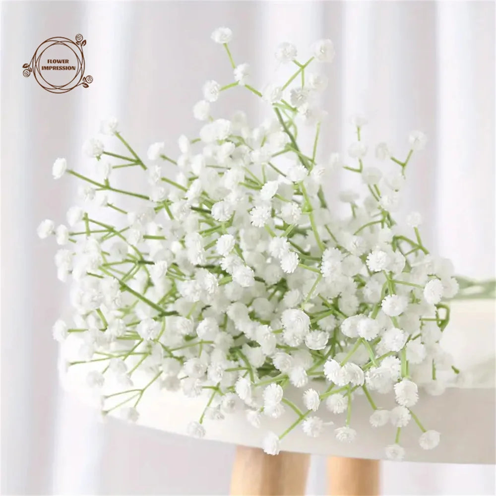30-Piece Real Touch Baby's Breath – Artificial Gypsophila for Weddings & Home Décor