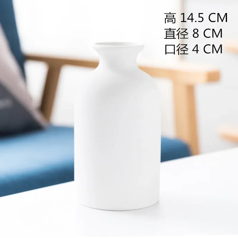Simple Ceramic Vase – Nordic Style Dining & Living Room Décor for Weddings