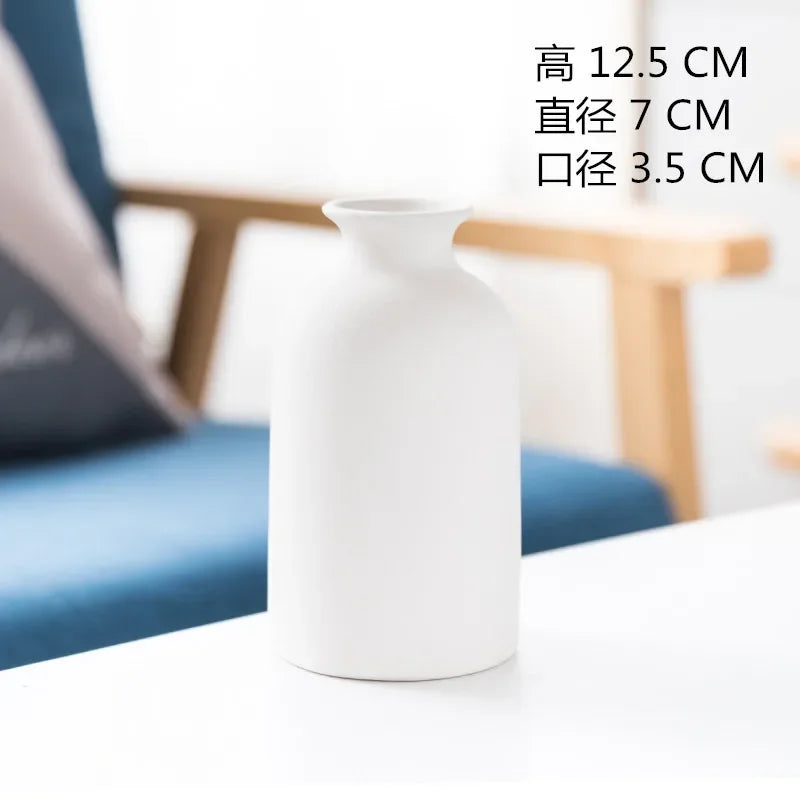 Simple Ceramic Vase – Nordic Style Dining & Living Room Décor for Weddings