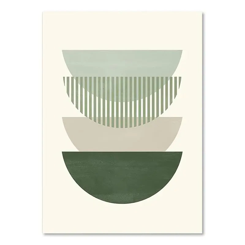 Green Plant Decorative Canvas | Modern Nature-Inspired Wall Art